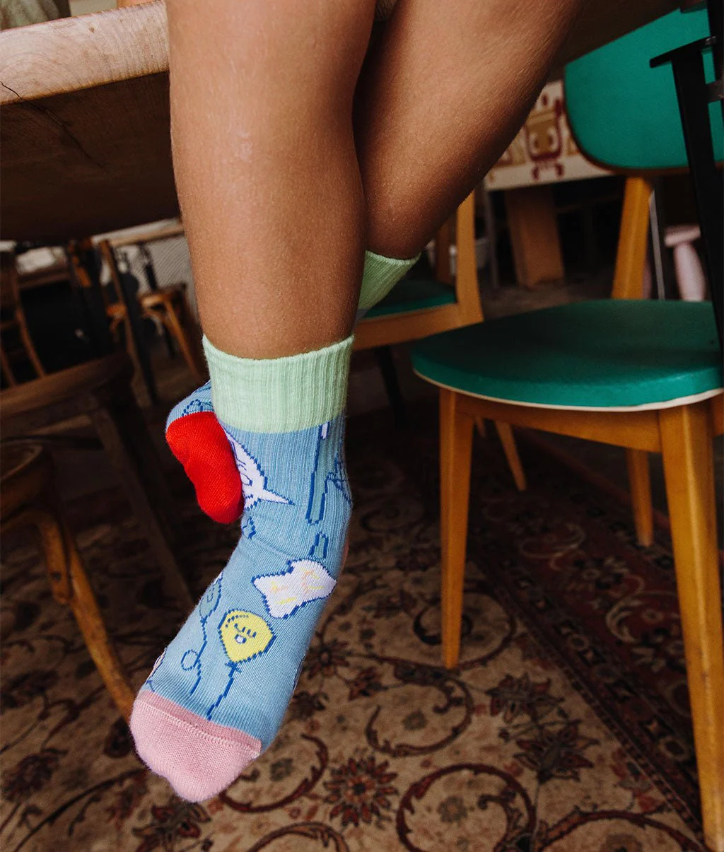 Chaussettes Blue Cream - Image 4