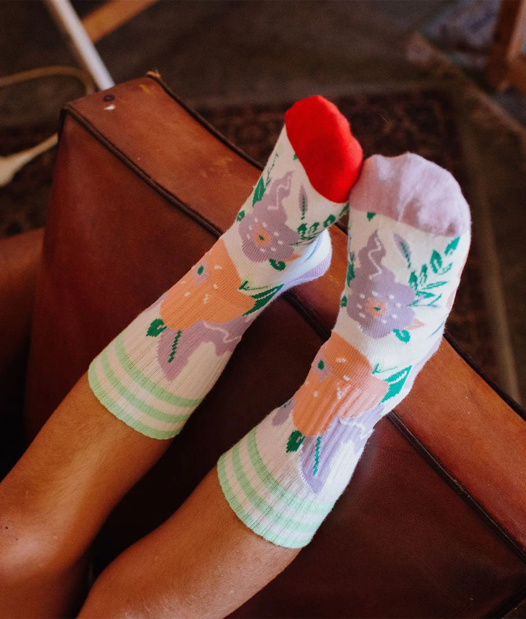 Chaussettes Flowers - Image 3