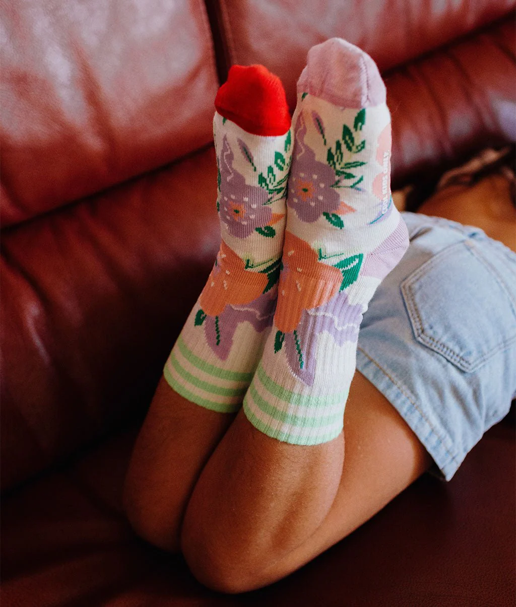 Chaussettes Flowers - Image 5