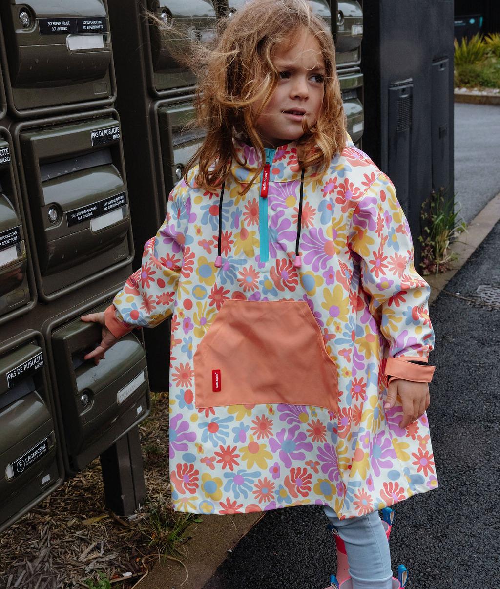 Poncho de pluie Retro Flowers - Image 3