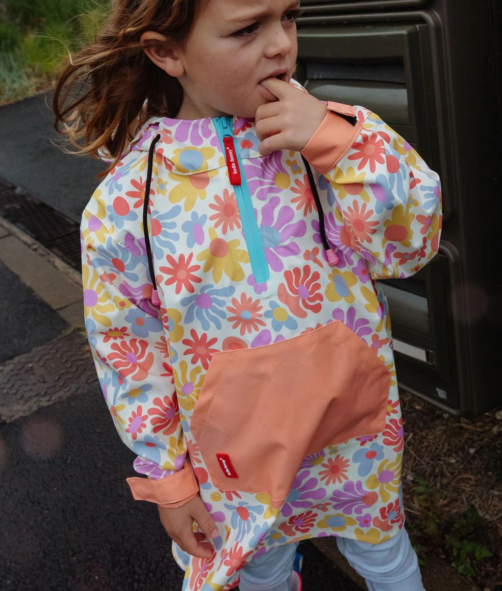 Poncho de pluie Retro Flowers - Image 6