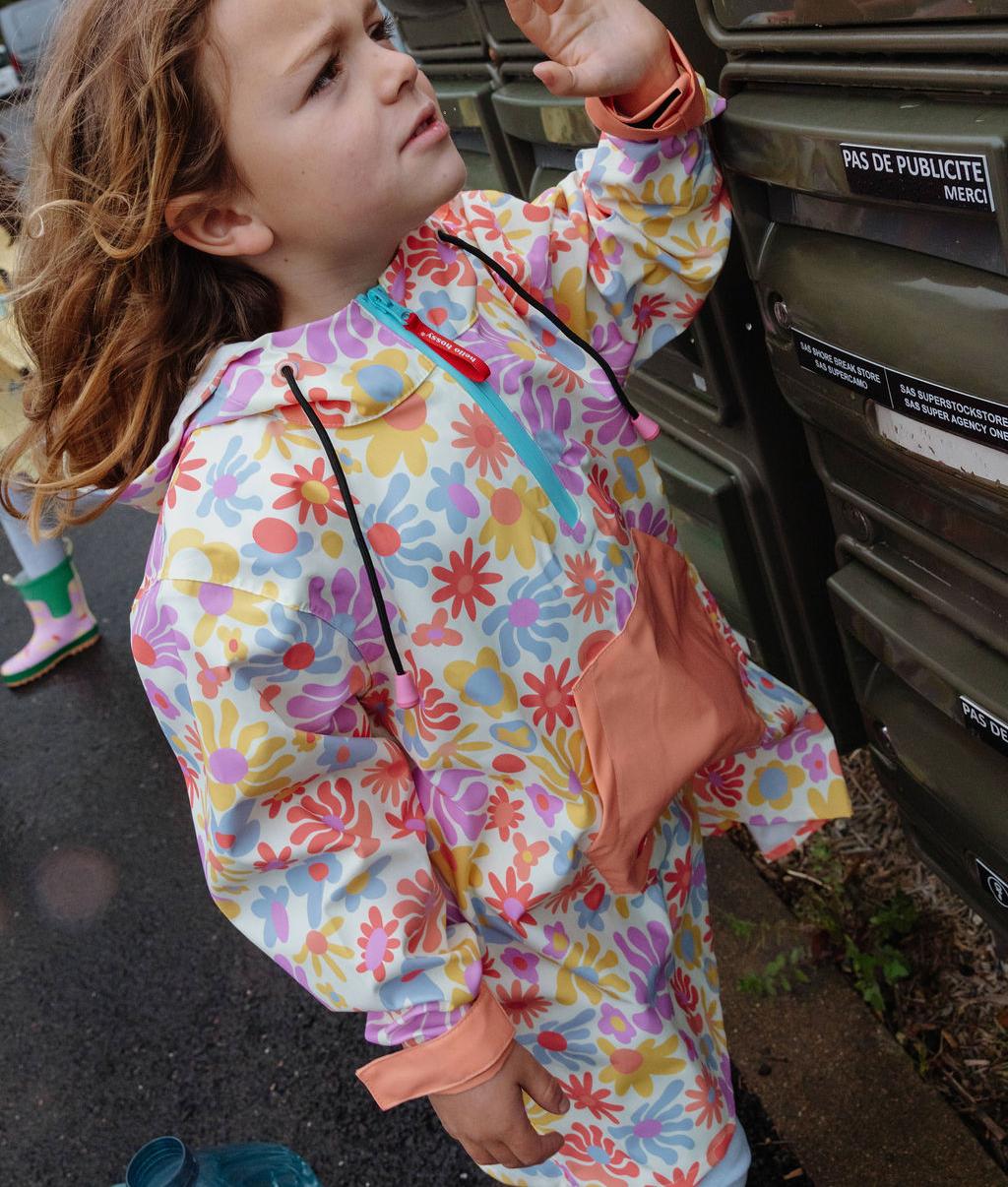 Poncho de pluie Retro Flowers - Image 8