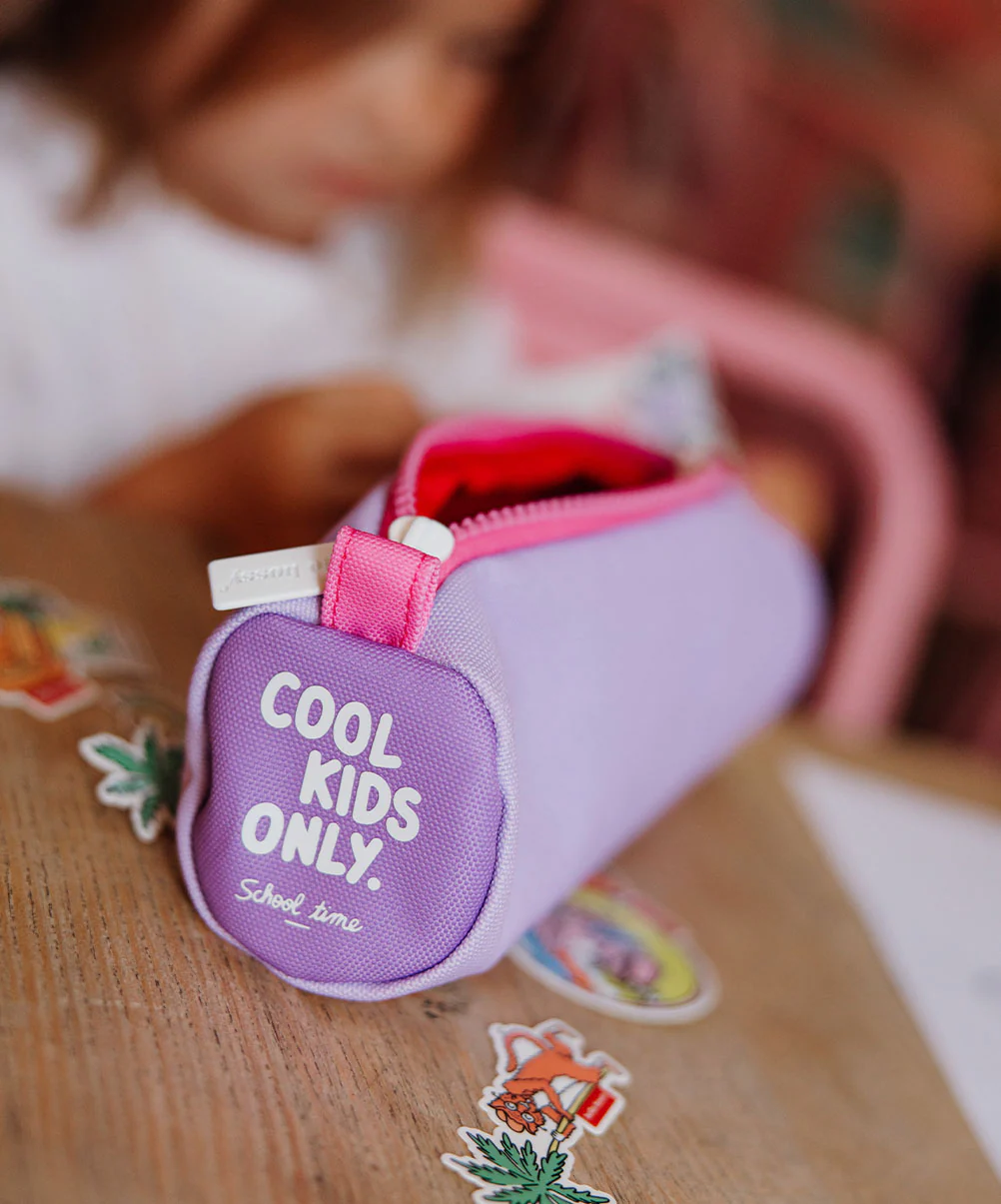 Trousse Scolaire Mini Mauve - Image 4