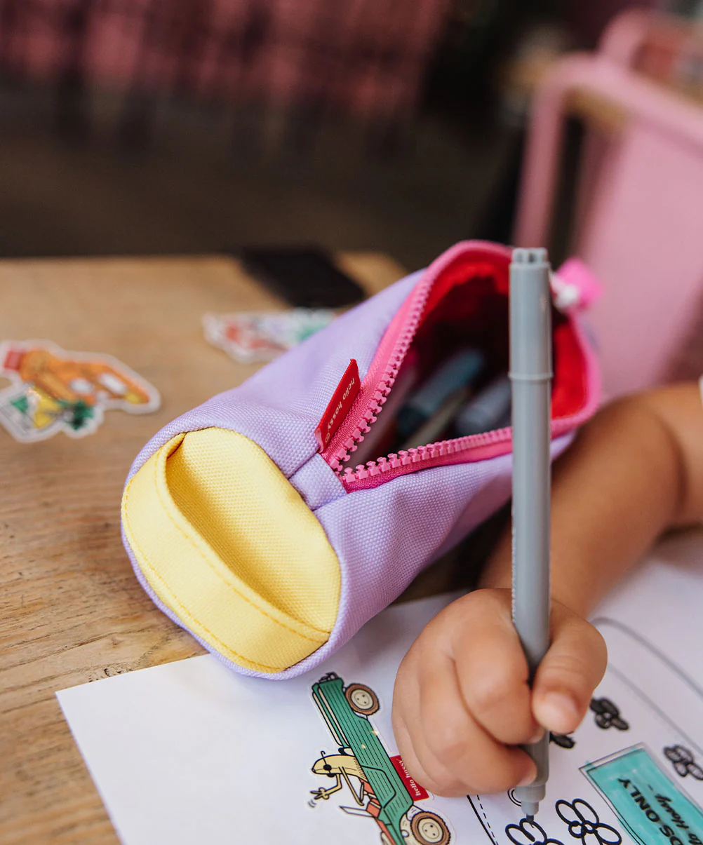 Trousse Scolaire Mini Mauve - Image 5
